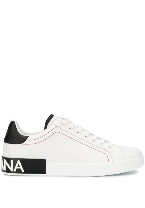 white calf leather Portofino sneakers  DOLCE & GABBANA | CS1760-AH52689697